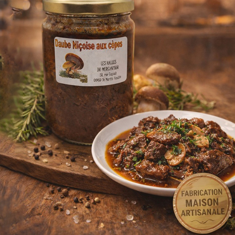 Daube niçoise aux cèpes