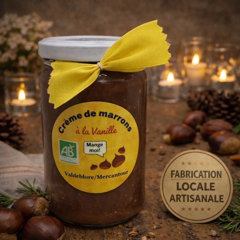 Crème de marron vanille