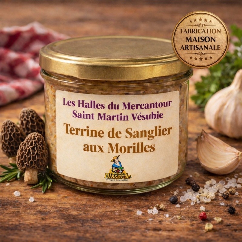 Terrine de sanglier aux morilles - 200 Gr